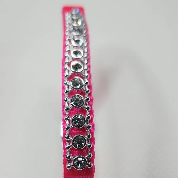 Pink Rhinestone Cat Collar - Picture 8 of 11